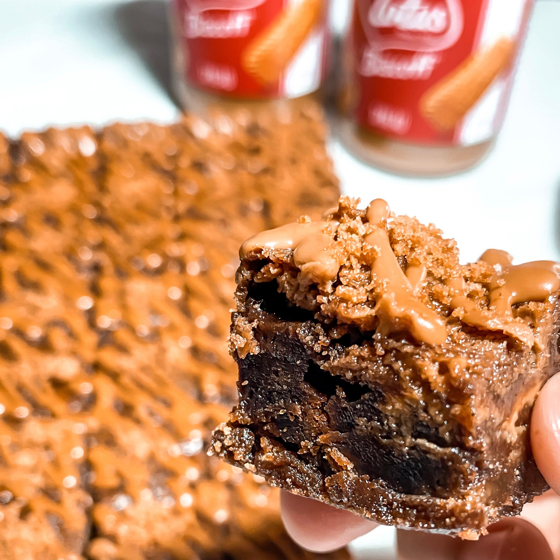 Lotus Biscoff Brownies