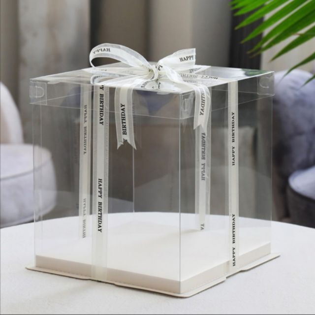 [ADD-ON] Transparent Cake Box